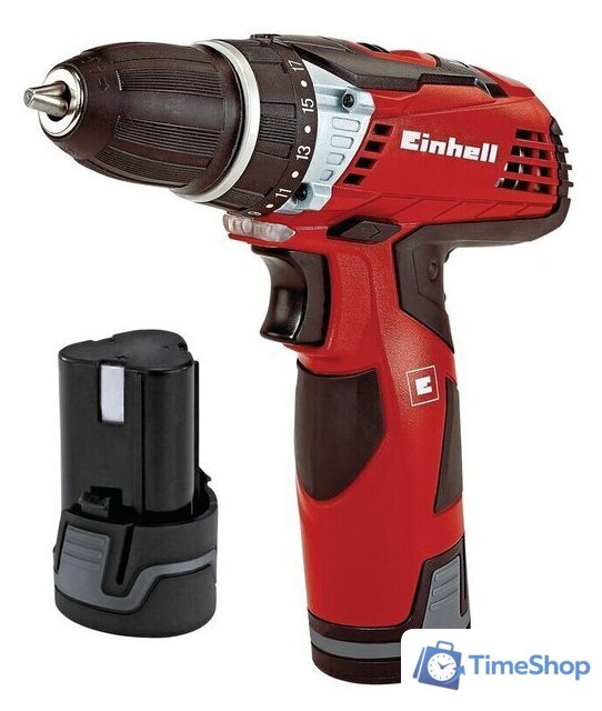 Дрель-шуруповерт Einhell TE-CD 12 Li 4513619 (с 2-мя АКБ, кейс) - Изображение №1 — Интернет-магазин Time-Shop