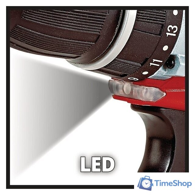 Дрель-шуруповерт Einhell TE-CD 12 Li 4513619 (с 2-мя АКБ, кейс) - Изображение №10 — Интернет-магазин Time-Shop