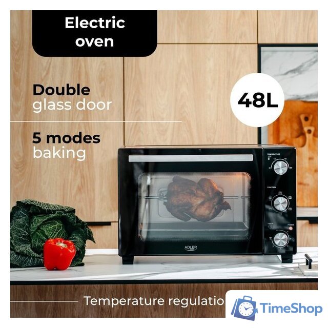 Мини-печь Adler AD 6026 - Изображение №19 — Интернет-магазин Time-Shop