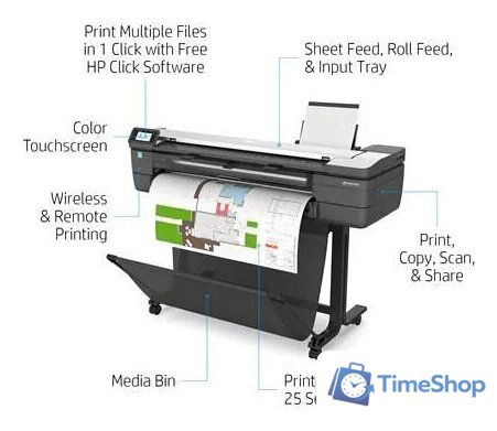 МФУ HP DesignJet T830 F9A30D - Изображение №9 — Интернет-магазин Time-Shop