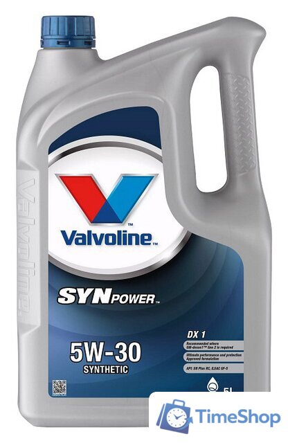 Моторное масло Valvoline Synpower DX1 5W-30 5л - Изображение №1 — Интернет-магазин Time-Shop
