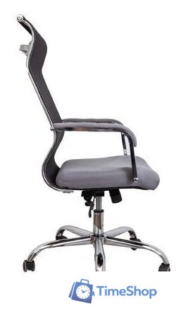 Офисное кресло AksHome Grid B (ткань/сетка, серый) - Изображение №3 — Интернет-магазин Time-Shop