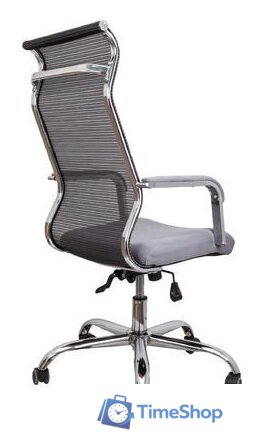 Офисное кресло AksHome Grid B (ткань/сетка, серый) - Изображение №4 — Интернет-магазин Time-Shop