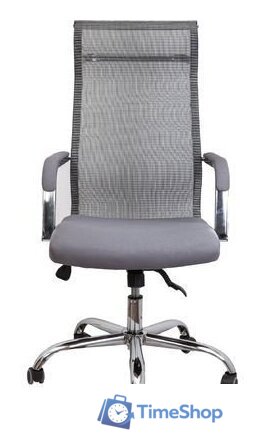 Офисное кресло AksHome Grid B (ткань/сетка, серый) - Изображение №2 — Интернет-магазин Time-Shop