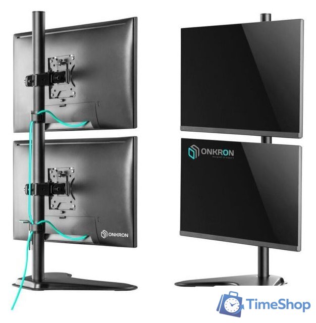 Подставка для монитора Onkron D208FS (черный) - Изображение №7 — Интернет-магазин Time-Shop