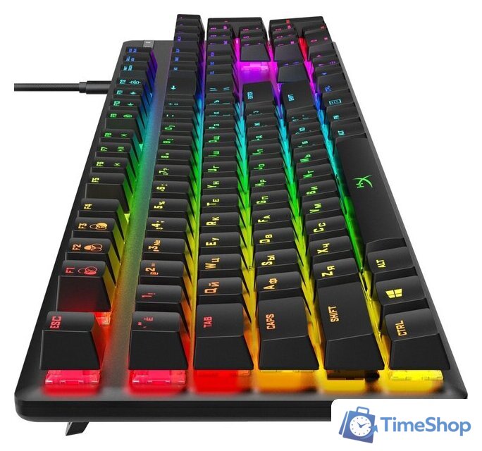 Клавиатура HyperX Alloy Origins (HyperX Aqua) - Изображение №4 — Интернет-магазин Time-Shop