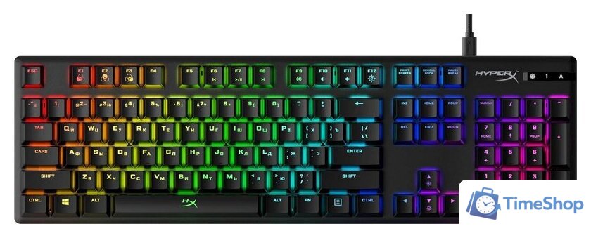 Клавиатура HyperX Alloy Origins (HyperX Aqua) - Изображение №1 — Интернет-магазин Time-Shop