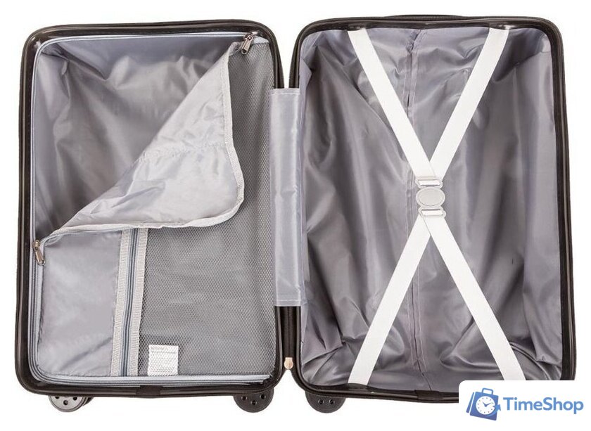 Чемодан-спиннер Supra Luggage STS-1003-L (Silver Quartz) - Изображение №8 — Интернет-магазин Time-Shop