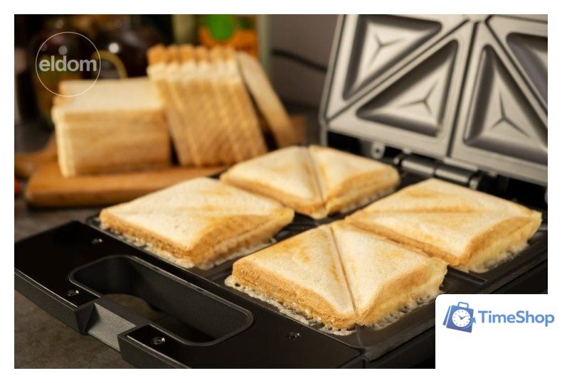 Сэндвичница Eldom ST150 - Изображение №5 — Интернет-магазин Time-Shop