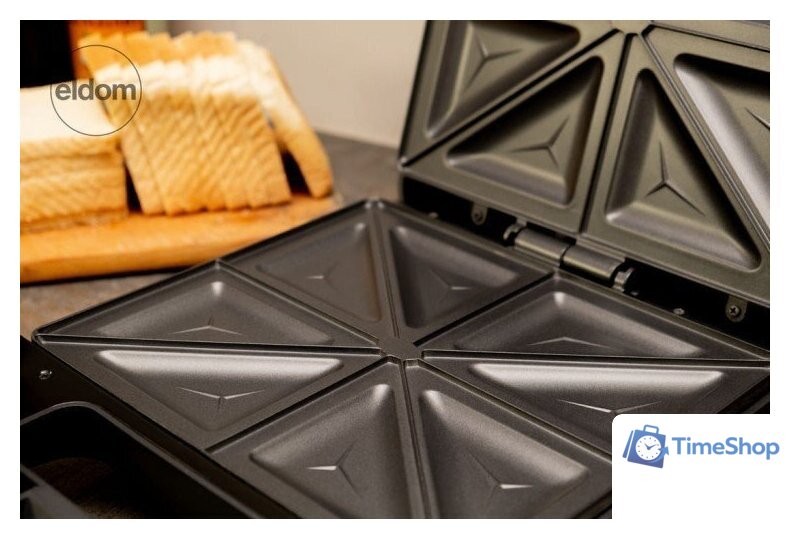 Сэндвичница Eldom ST150 - Изображение №4 — Интернет-магазин Time-Shop