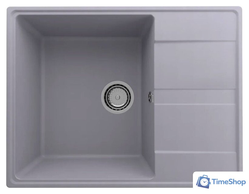 Кухонная мойка Ulgran Quartz Prima 650-05 (бетон) - Изображение №1 — Интернет-магазин Time-Shop