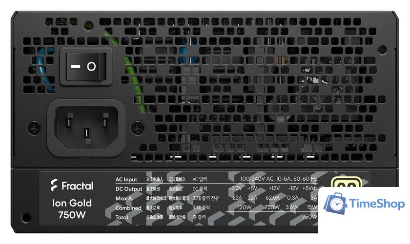 Блок питания Fractal Design Ion Gold 750W FD-P-IA2G-750 - Изображение №9 — Интернет-магазин Time-Shop