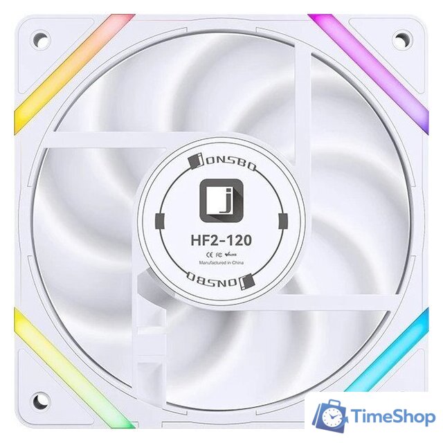 Вентилятор для корпуса Jonsbo HF2-120WR (белый) - Изображение №7 — Интернет-магазин Time-Shop