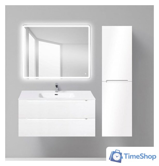  BelBagno Тумба под умывальник Etna-1000-2C-SO-BL-P (bianco lucido) - Изображение №2 — Интернет-магазин Time-Shop