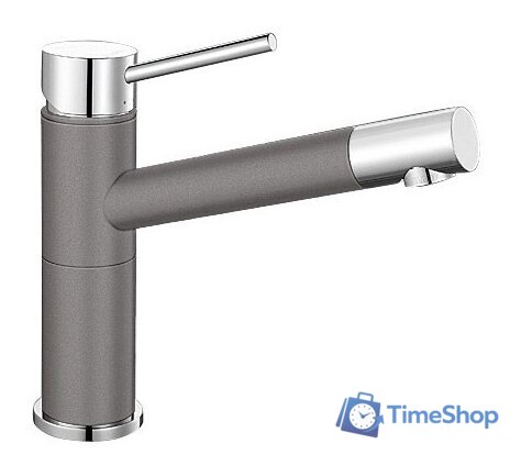 Смеситель Blanco Alta Compact Silgranit (темная скала) [518810] - Изображение №1 — Интернет-магазин Time-Shop