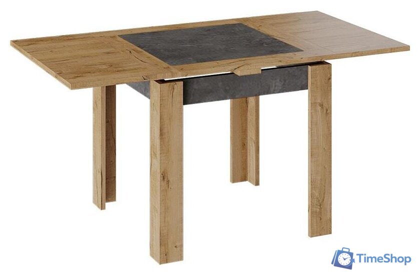 Кухонный стол Трия Хьюстон тип 3 раздвижной (черный/каттхилт) - Изображение №2 — Интернет-магазин Time-Shop