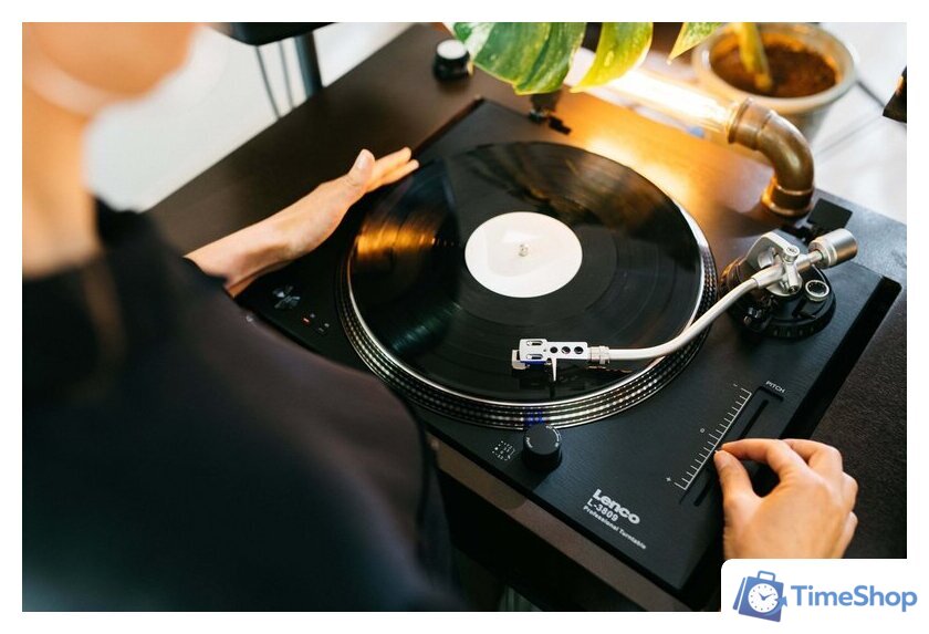 Виниловый проигрыватель Lenco L-3809 (черный) - Изображение №2 — Интернет-магазин Time-Shop