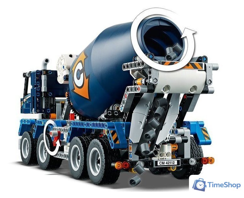 Конструктор LEGO Technic 42112 Бетономешалка - Изображение №6 — Интернет-магазин Time-Shop