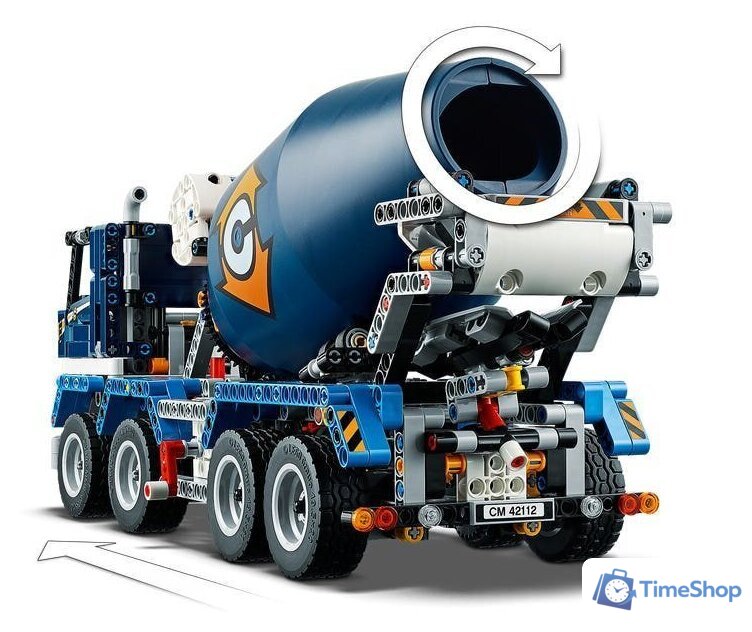 Конструктор LEGO Technic 42112 Бетономешалка - Изображение №7 — Интернет-магазин Time-Shop