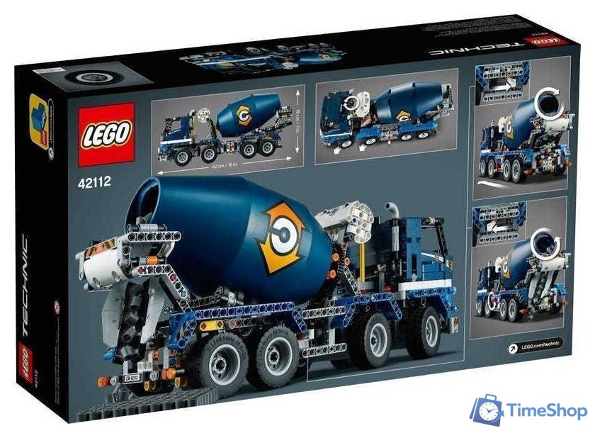 Конструктор LEGO Technic 42112 Бетономешалка - Изображение №2 — Интернет-магазин Time-Shop