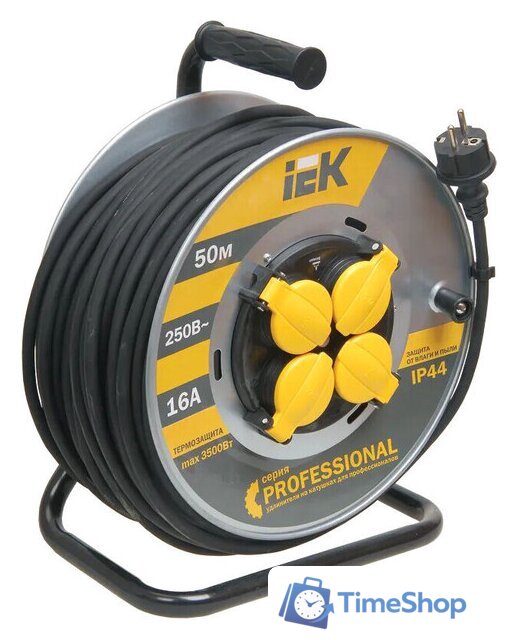 Удлинитель на катушке IEK WKP16-16-04-50-44 - Изображение №1 — Интернет-магазин Time-Shop