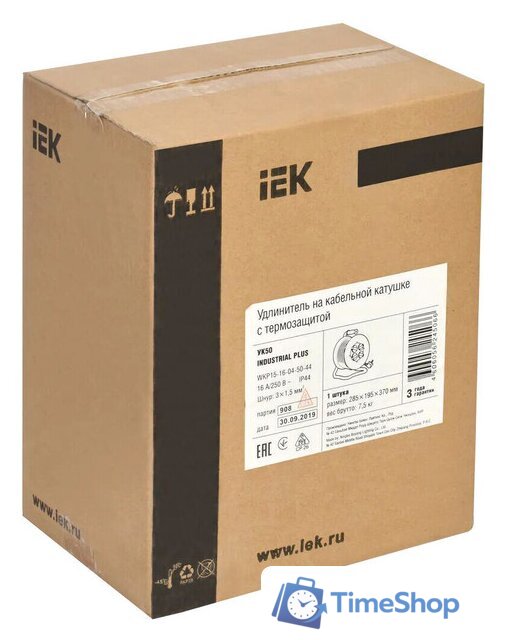 Удлинитель на катушке IEK WKP16-16-04-50-44 - Изображение №2 — Интернет-магазин Time-Shop