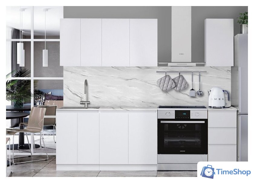 Готовая кухня Артём-Мебель Мэри СН-114 ДСП 1.8м (белый) - Изображение №5 — Интернет-магазин Time-Shop