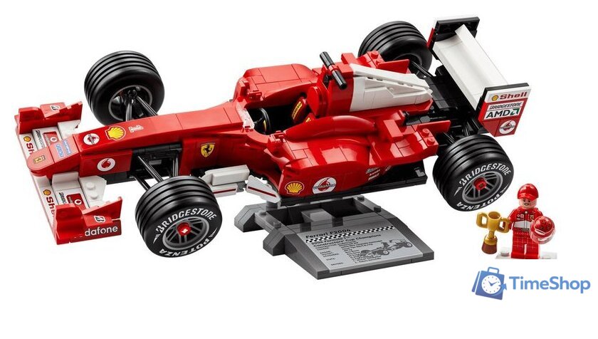 Конструктор LEGO Icons 11375 Ferrari F2004 & Michael Schumacher - Изображение №2 — Интернет-магазин Time-Shop