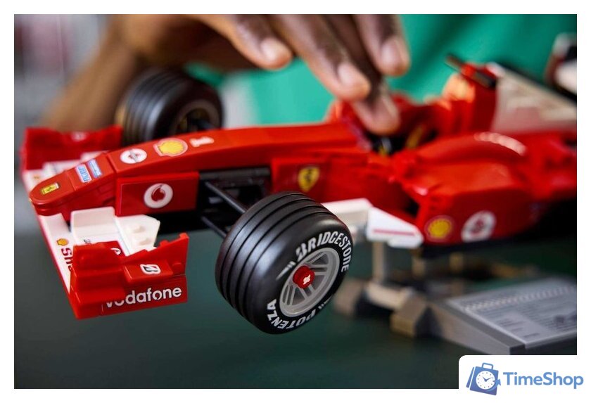 Конструктор LEGO Icons 11375 Ferrari F2004 & Michael Schumacher - Изображение №9 — Интернет-магазин Time-Shop