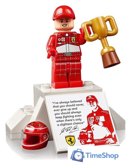 Конструктор LEGO Icons 11375 Ferrari F2004 & Michael Schumacher - Изображение №4 — Интернет-магазин Time-Shop