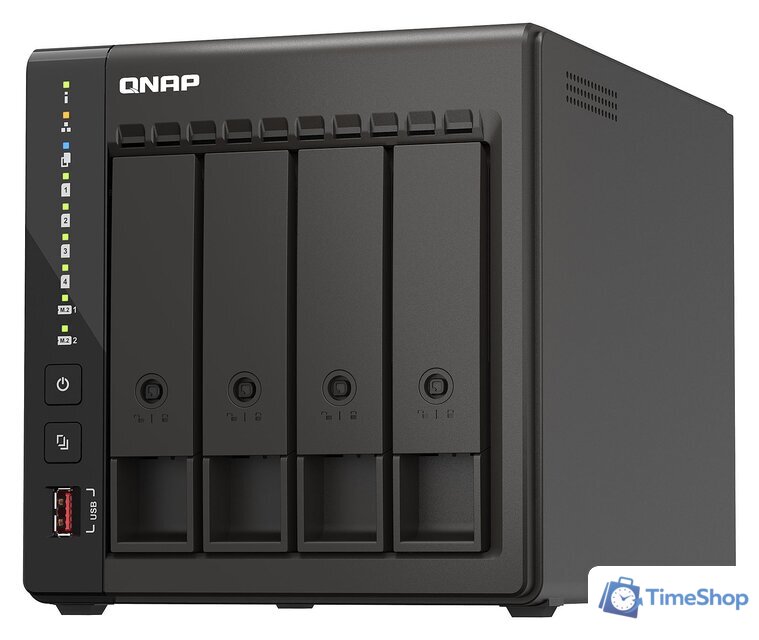 Сетевой накопитель QNAP TS-453E-8G - Изображение №1 — Интернет-магазин Time-Shop