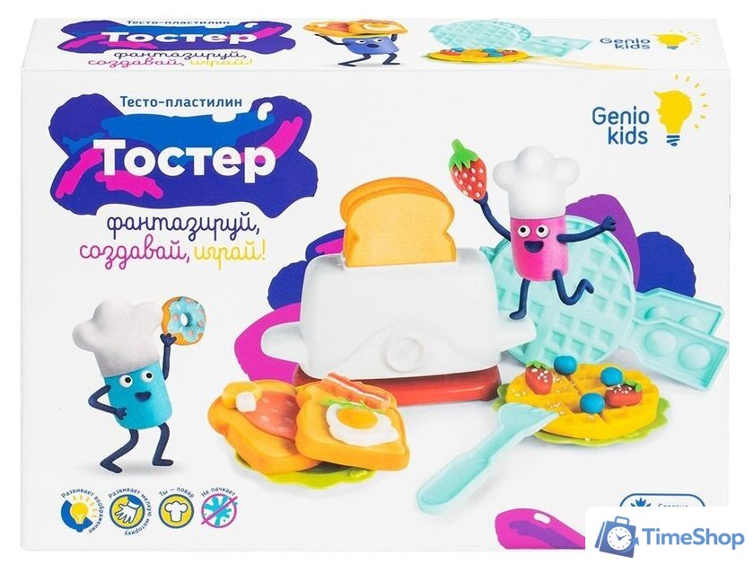 Набор для лепки Genio Kids Тостер TA2031 - Изображение №2 — Интернет-магазин Time-Shop