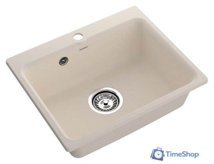 Кухонная мойка GranFest SMART 520 (белый) - Изображение №2 — Интернет-магазин Time-Shop