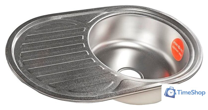 Кухонная мойка Premial PL 7750 (матовая, 0.8 мм) - Изображение №1 — Интернет-магазин Time-Shop