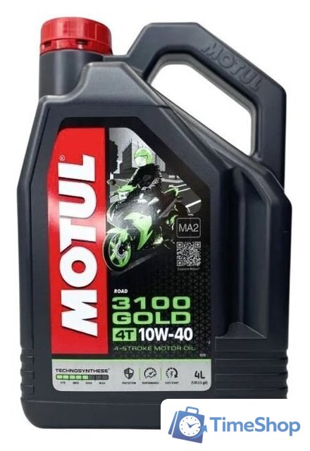 Моторное масло Motul 3100 Gold 10W-40 4T 4л - Изображение №1 — Интернет-магазин Time-Shop