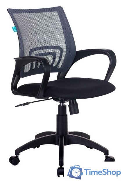 Офисное кресло Бюрократ CH-695N/DG/TW-11 (черный/серый) - Изображение №1 — Интернет-магазин Time-Shop