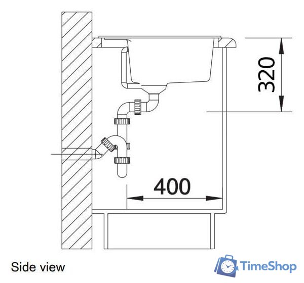 Кухонная мойка Blanco Dalago 6 525873 (черный) - Изображение №7 — Интернет-магазин Time-Shop