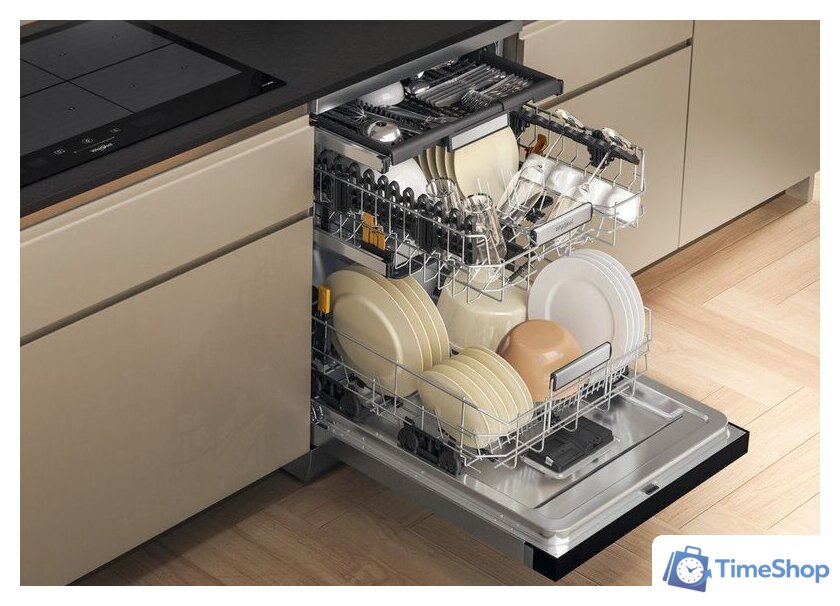 Отдельностоящая посудомоечная машина Whirlpool W7F HS41 X - Изображение №4 — Интернет-магазин Time-Shop