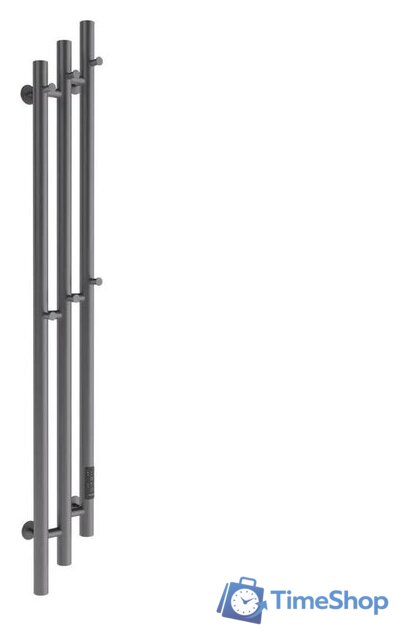 Полотенцесушитель Маргроид Ferrum Inaro 3 Cascade СНШ 150*6*12 Графит, скрытого монтажа, таймер справа - Изображение №1 — Интернет-магазин Time-Shop