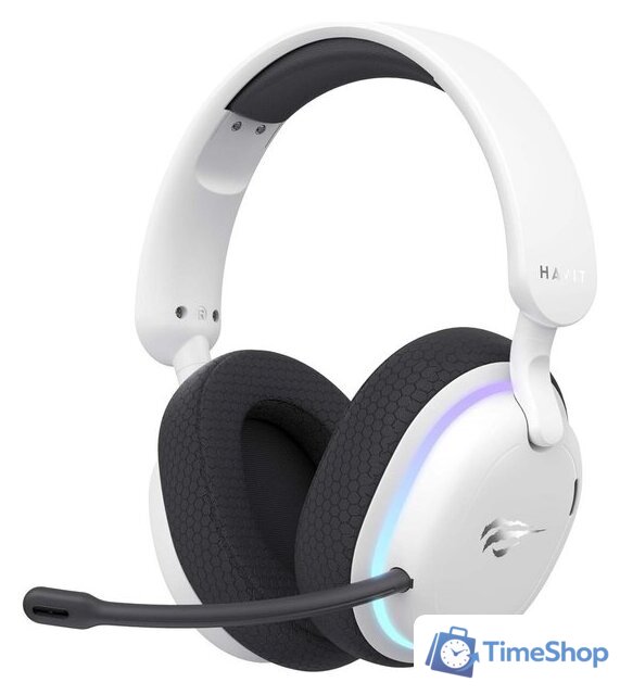 Наушники Havit Gamenote Fuxi-H7 (белый/черный) - Изображение №1 — Интернет-магазин Time-Shop