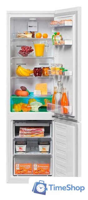 Холодильник BEKO RCNK310E20VW - Изображение №3 — Интернет-магазин Time-Shop