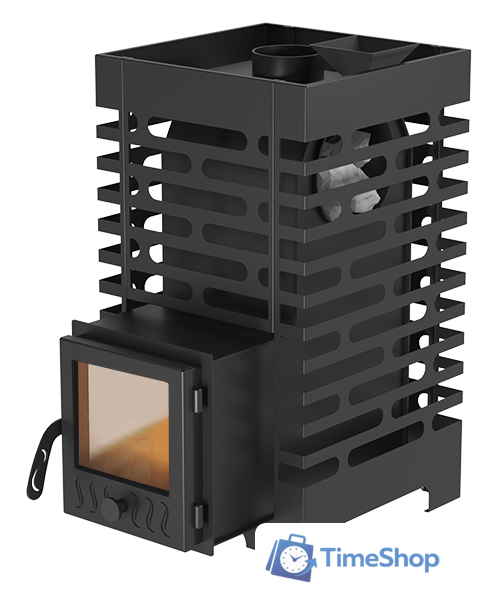 Банная печь Везувий Aston 16 со стеклянной дверцей - Изображение №1 — Интернет-магазин Time-Shop