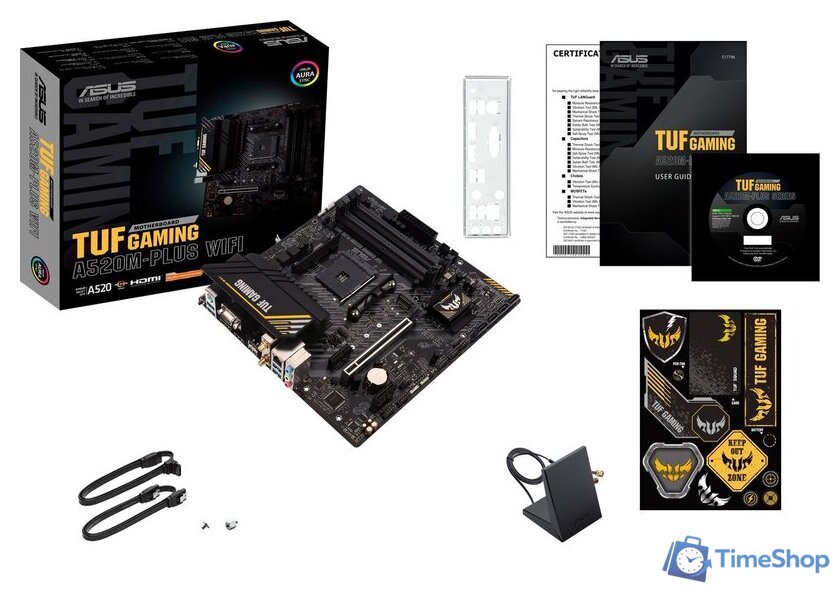 Материнская плата ASUS TUF Gaming A520M-Plus WiFi - Изображение №5 — Интернет-магазин Time-Shop