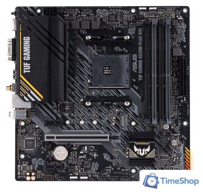 Материнская плата ASUS TUF Gaming A520M-Plus WiFi - Изображение №1 — Интернет-магазин Time-Shop