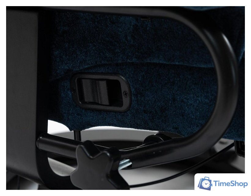 Массажное кресло Calviano 22 (синий плюш) - Изображение №9 — Интернет-магазин Time-Shop