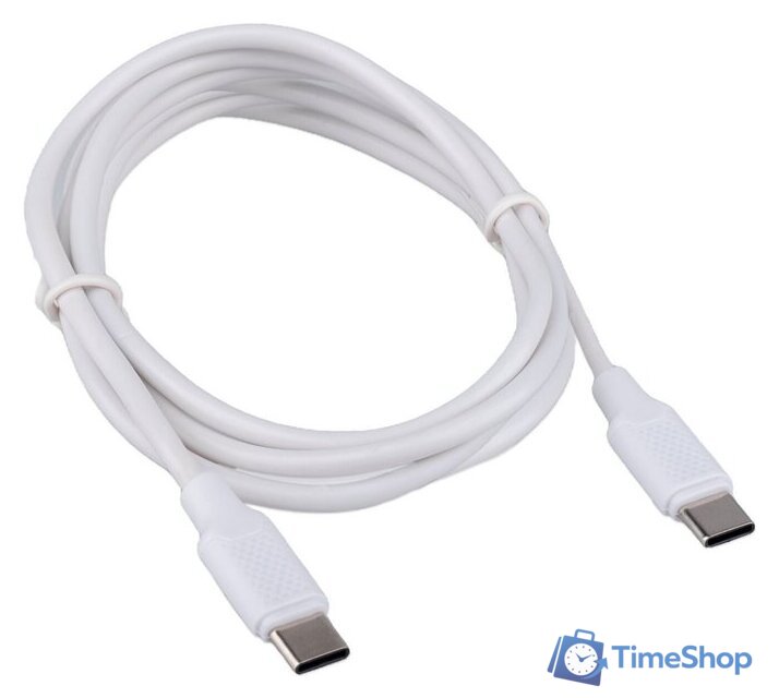 Кабель Cablexpert CC-USB2-CMCM-60-1.8M-W USB Type-C - USB Type-C (1.8 м, белый) - Изображение №2 — Интернет-магазин Time-Shop