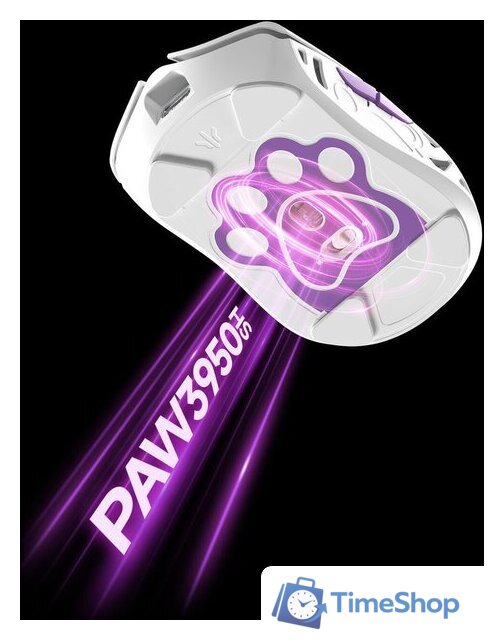 Игровая мышь WLMouse Beast Miao TTC Nihil (белый/сиреневый) - Изображение №3 — Интернет-магазин Time-Shop