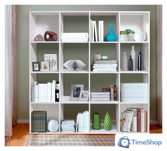 Стеллаж Мебель-класс Куб-3 (белый) - Изображение №1 — Интернет-магазин Time-Shop