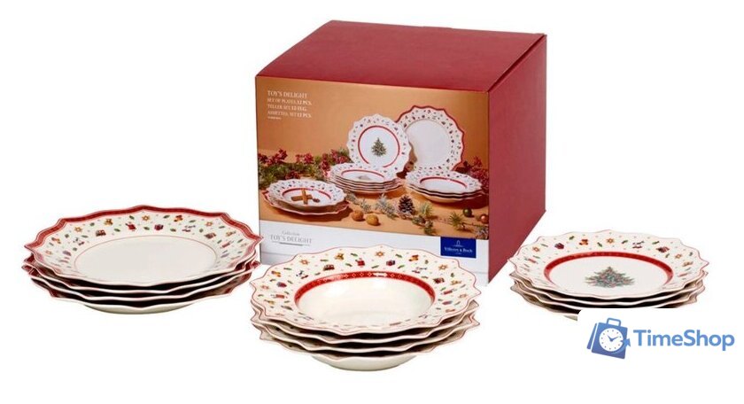 Набор тарелок Villeroy & Boch Toys Delight 14-8585-8816 (12шт) - Изображение №2 — Интернет-магазин Time-Shop