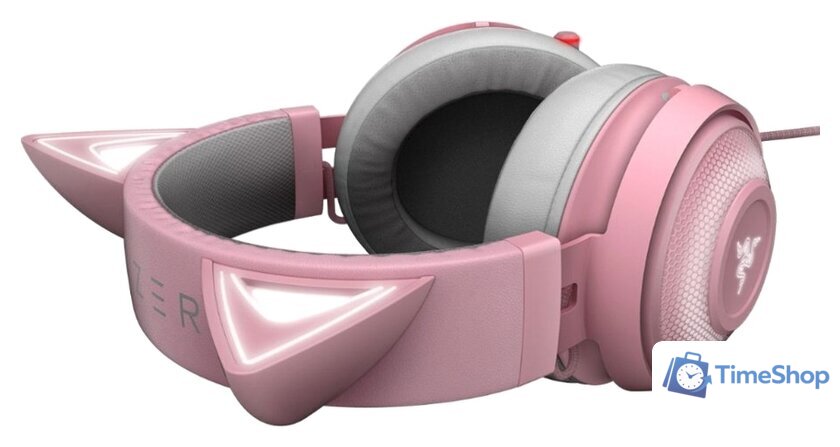 Наушники Razer Kraken Kitty (розовый) - Изображение №3 — Интернет-магазин Time-Shop